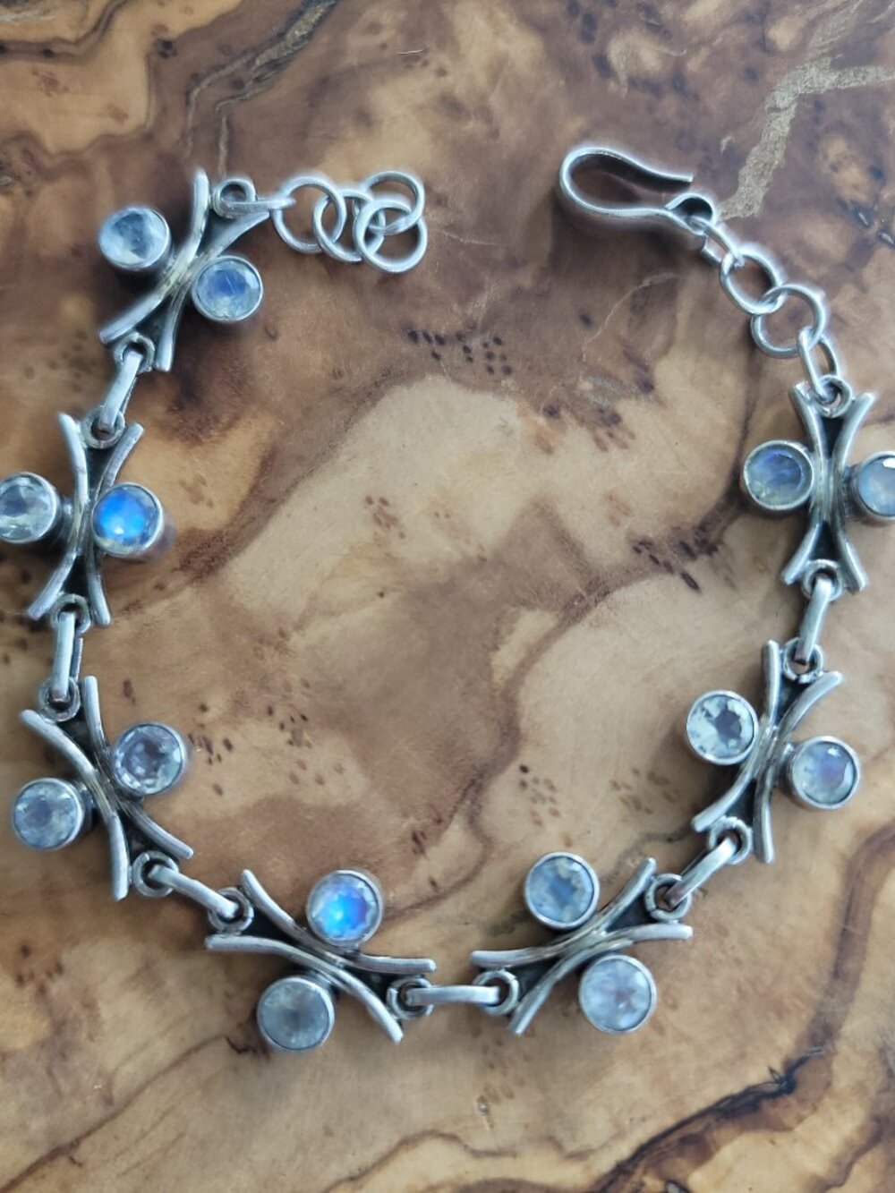 Moonstone & Sterling Bracelet